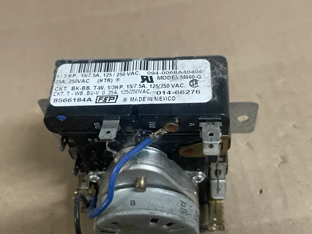 Whirlpool 8566184A 8566184 WP8566184 Dryer Timer AZ103631 | Wm894