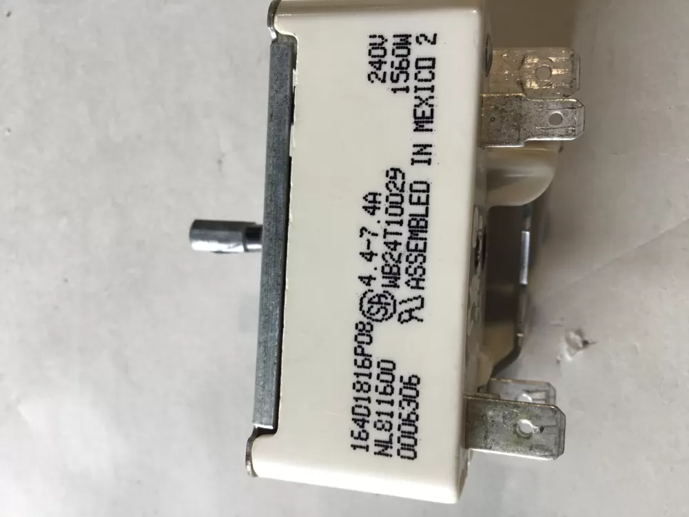 GE  Hotpoint  General Electric WB24T10025  164D1816P012  769692  AH236750  AP2024072  EAP236750  PD00001118  PS236750  WB24T10029  164D1816P008  769696  AH236754  AP2024076  EA236754  EAP236754  PD00008555  PS236754 Range Switch Infinite