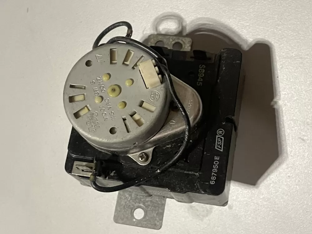 Whirlpool 687950E WP348320 AP6008625 348320 296803 298659 298673 298688 299918 341298 341299 686644 687950 690079 DE504 K34-915 PS11741765 Dryer Timer