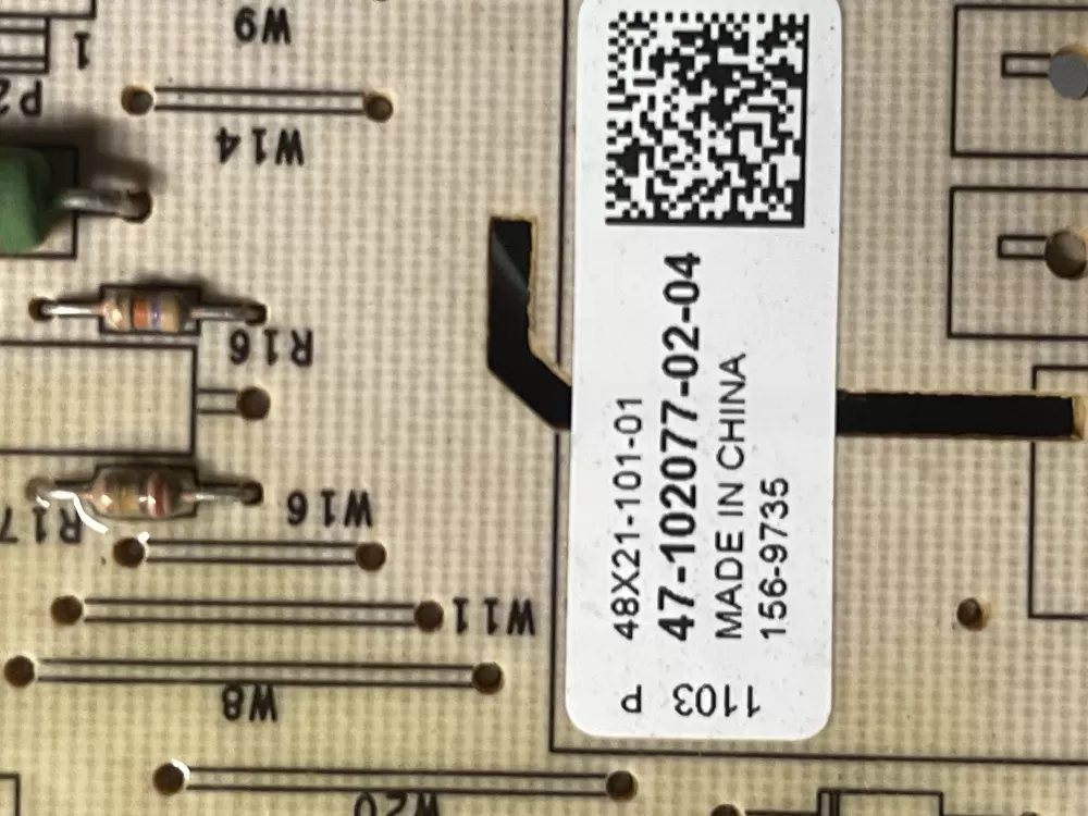 Rheem Air Handler Control Board 47-102077-02-04 156-9735 AZ17662 | WM1256