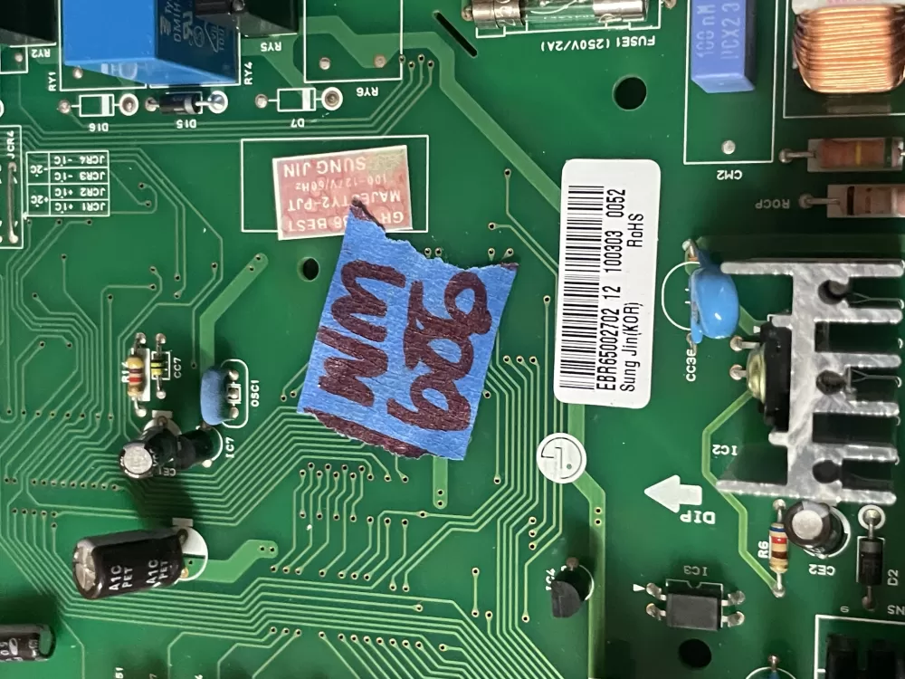 LG Kenmore EBR65002702 EBR65002703 Refrigerator Control Board AZ47643 | Wm686