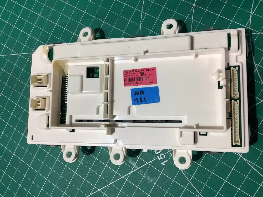 Whirlpool W10352339 Washer Control AZ193952 | AR121