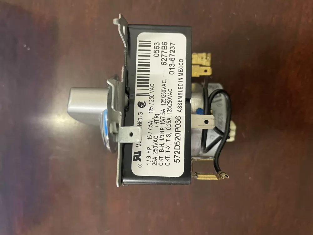 GE 572D520P036 WE4M370 Dryer Timer AZ35192 | KM323