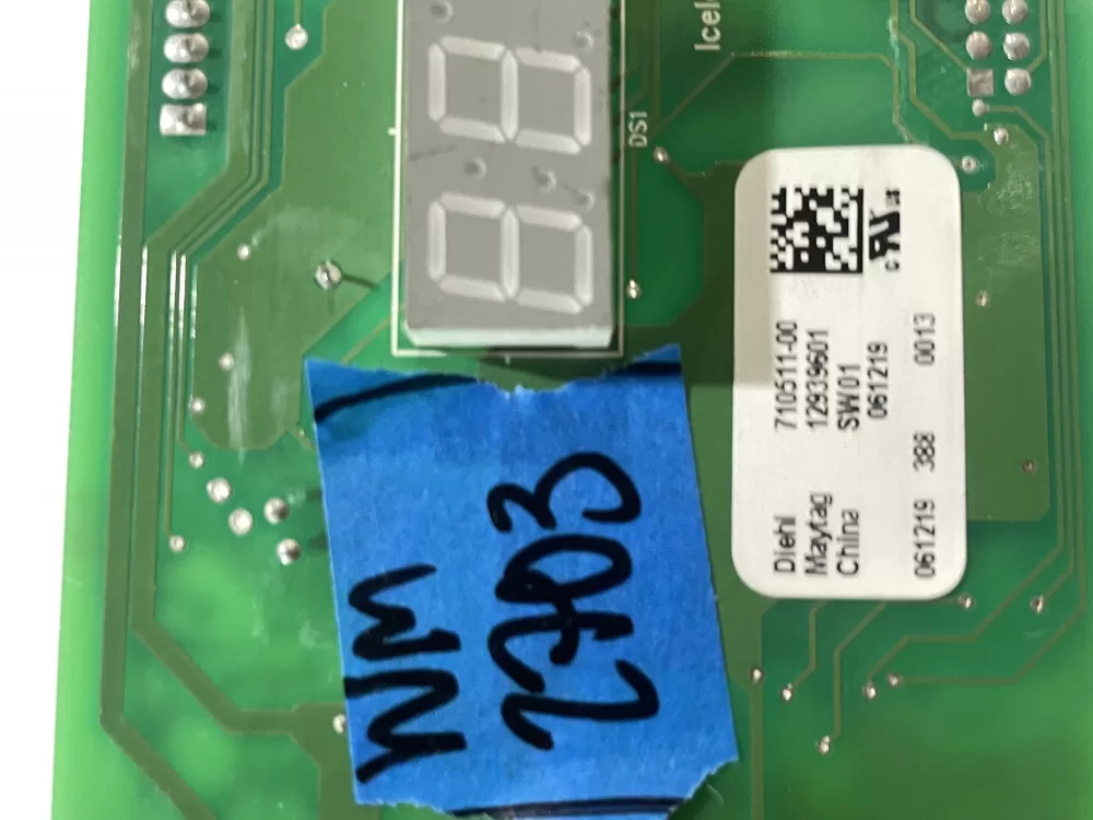 Maytag Amana 12939601 Refrigerator Control Board Dispenser AZ183510 | Wm2703