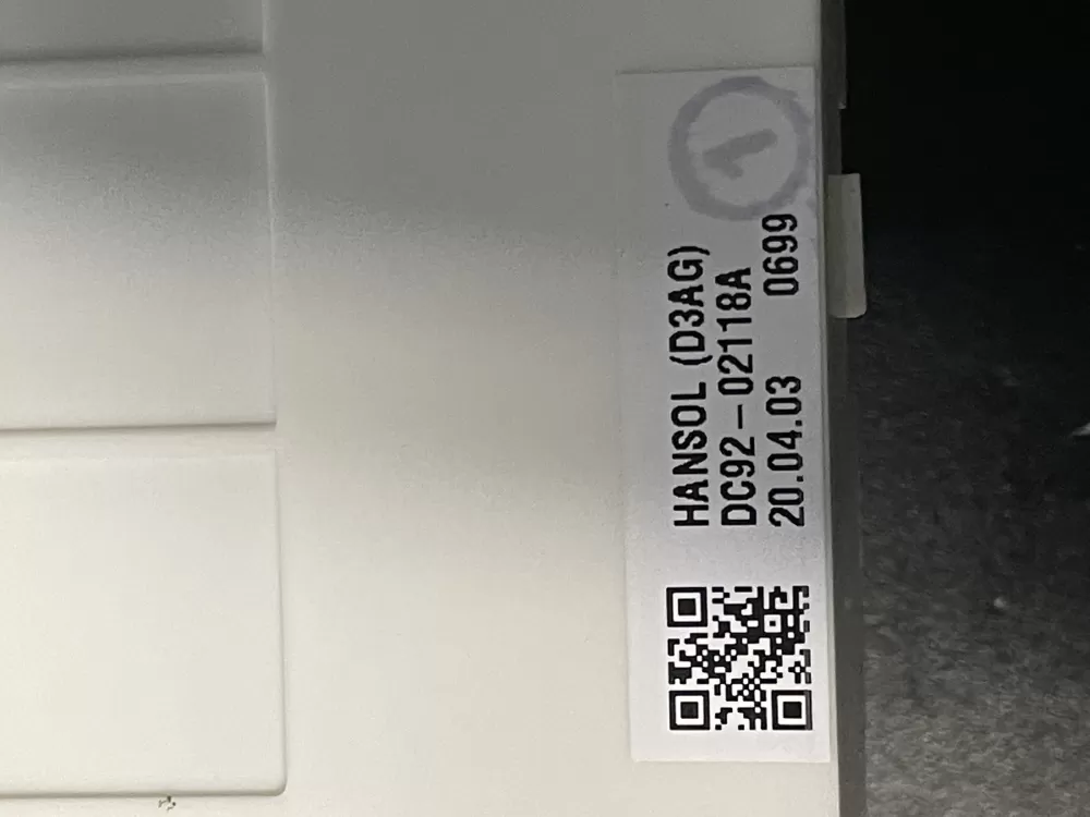 Samsung DC92 02118A Washer Control Board AZ15674 | V285