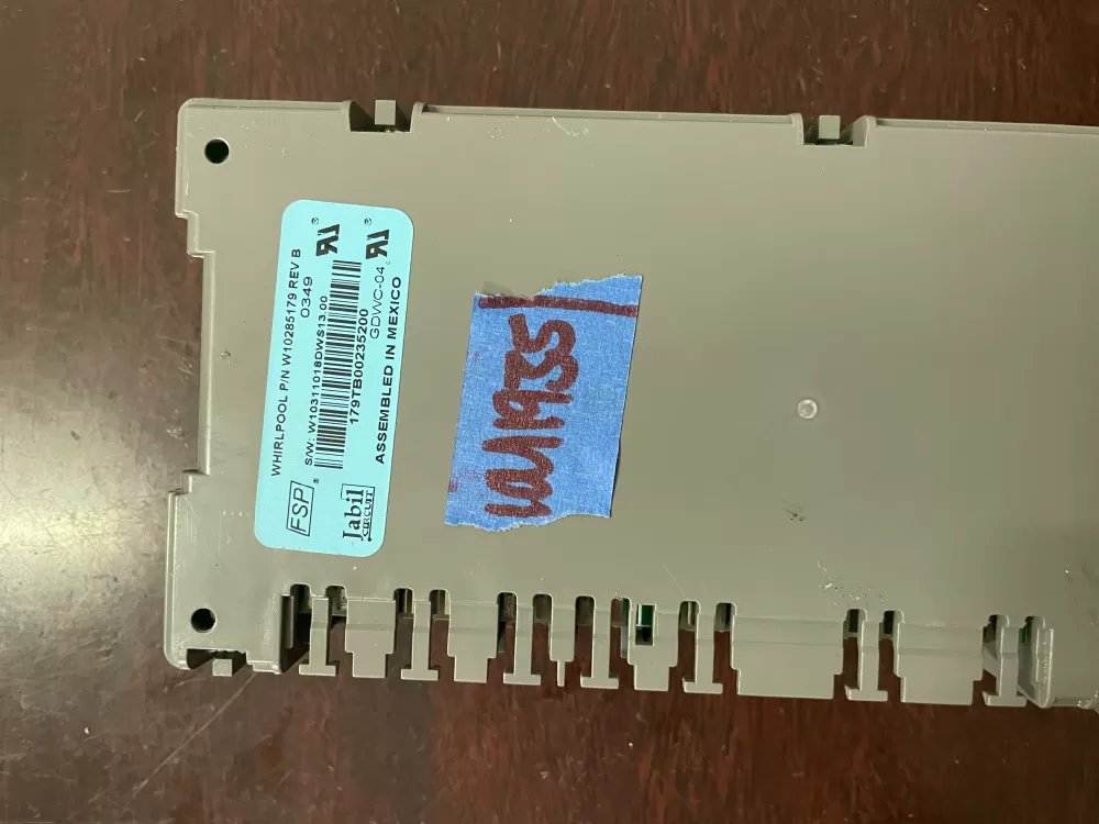 Whirlpool Maytag KitchenAid Kenmore Dishwasher Control Board AZ52738 | KM1935