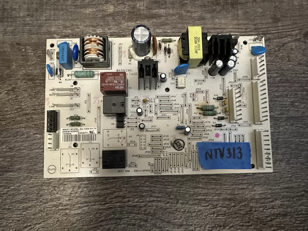 GE EBX1110P002 200D49742G001 Fridge Control Board AZ3989 | NTV313