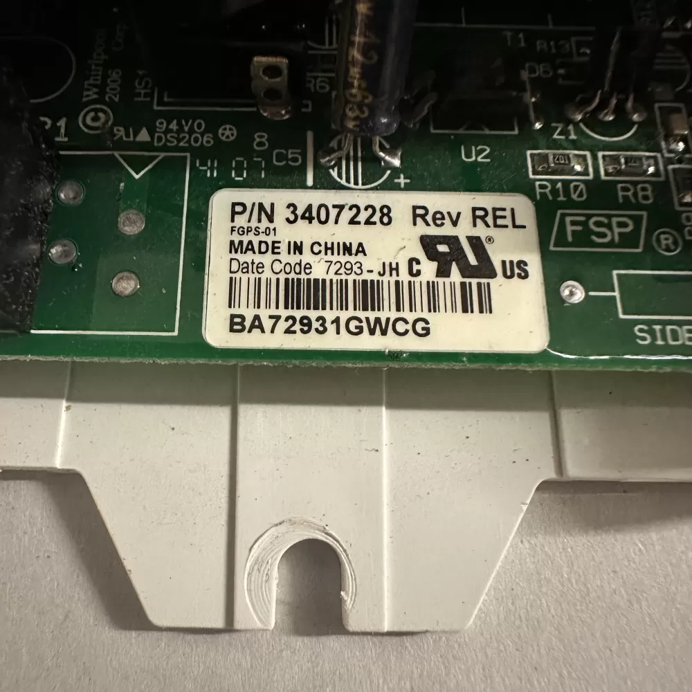 Whirlpool 3407228 Kenmore WP3407228 Dryer Control Board AZ138931 | KC1299