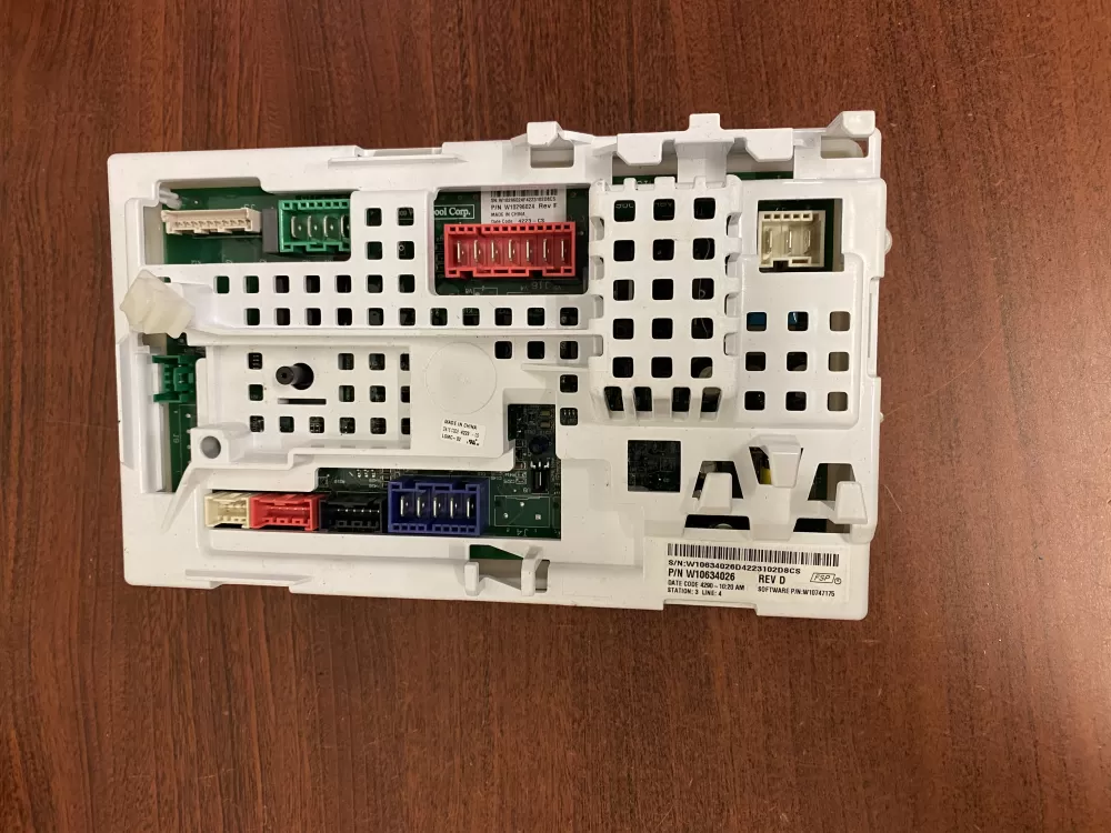 Whirlpool AP5951723 W10634026 PS10056798 Washer Control Board AZ60356 | BK2062