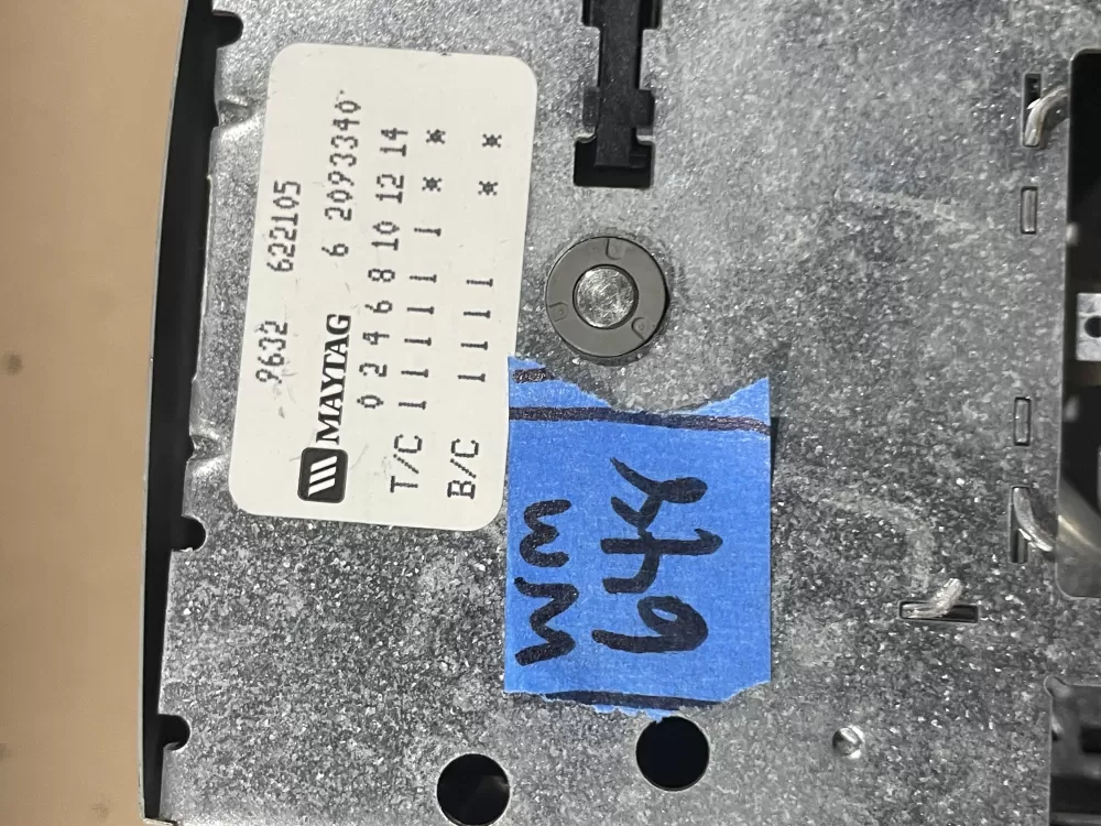 Maytag 6 2093430 Washer Timer Control AZ97897 | Wm648