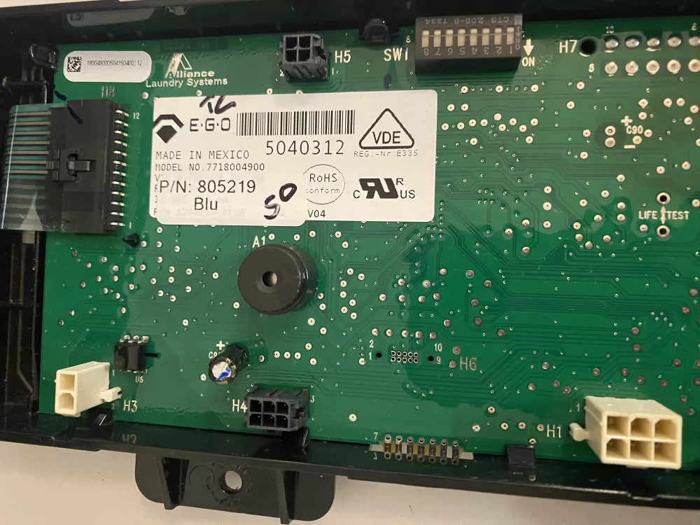 SpeedQueen 805219P Washer Control Board Speed Queen AZ127190 | BK2295