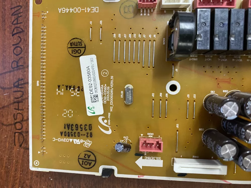 Samsung DE92-03560A Microwave Control Board AZ98612 | BK1686