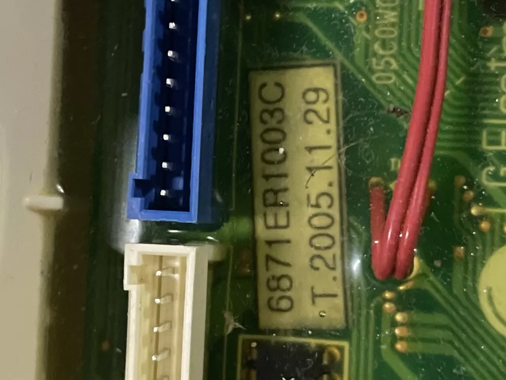 LG Kenmore 6870EC9203A 6871ER1003C Washer Control Board AZ27652 | WMV129
