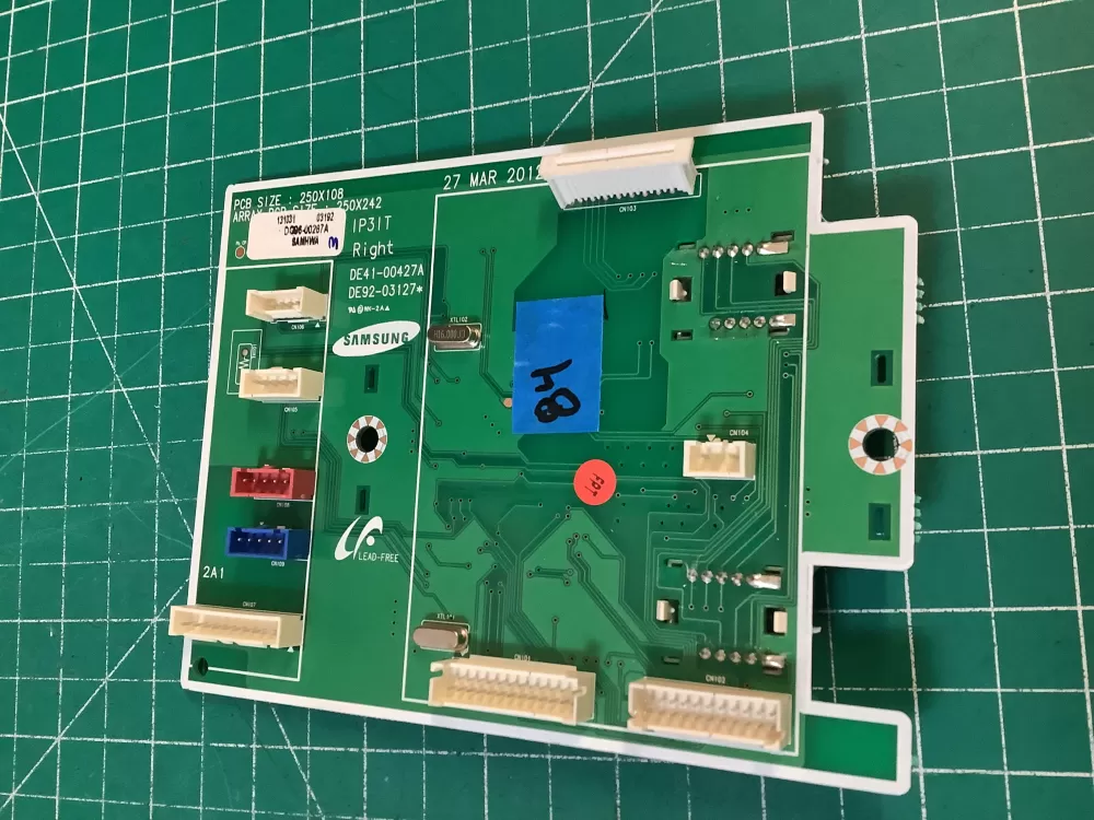 Samsung DG96-00287A Control Board AZ221166 | NR84