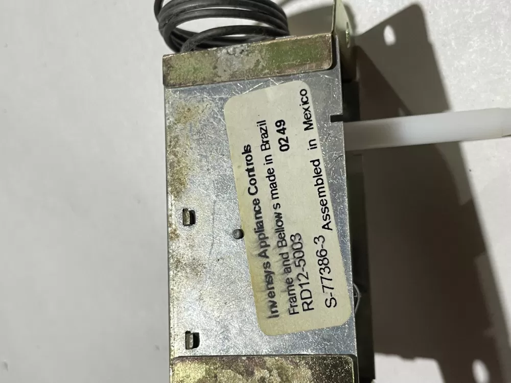 GE Refrigerator Thermostat Part # RD12-5003 S-77386-3 AZ145124 | Wm958