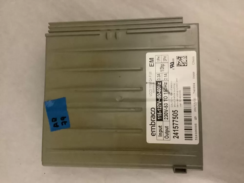 Refrigerator Inverter Board VCC3 1156 QA F 06 241577505 AZ197409 | AR79