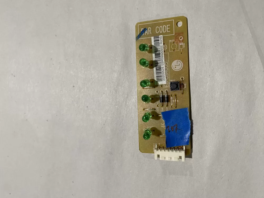 LG Kenmore EBR59400502 EAX59400602 Refrigerator Control Board AZ183876 | BK207