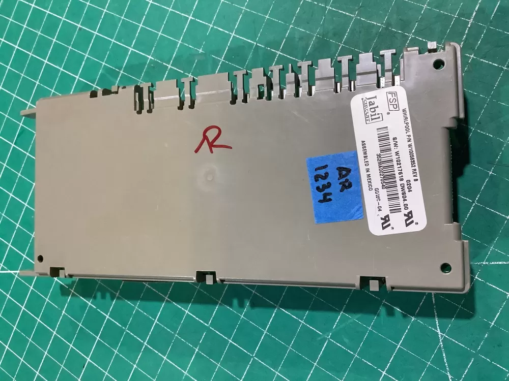 KitchenAid Dishwasher Main Control Board W10056352B AZ227718 | AR1234