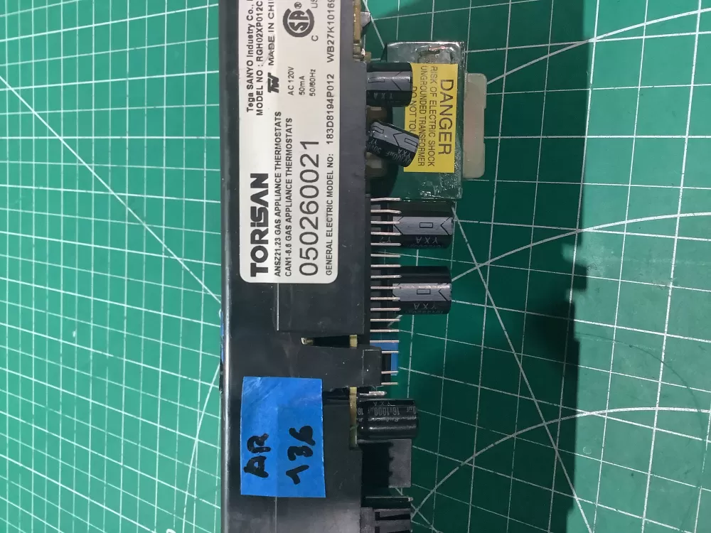 GE WB27K10169 183D8194P012 Range Control AZ187657 | AR136