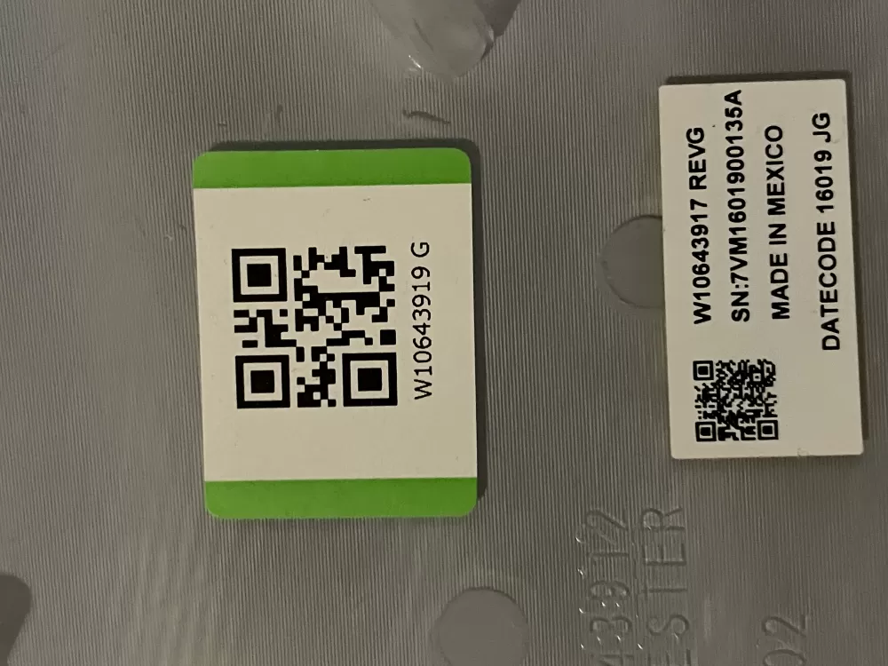 Kenmore W10643917 Washer Control Board Touchpad Panel AZ33065 | Wm341