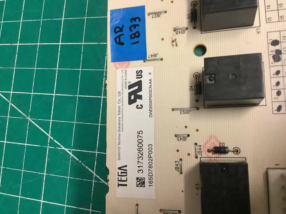 GE Power Dishwasher Control Board 165D7802P003 WD21X10247 AZ201465 | AR1873