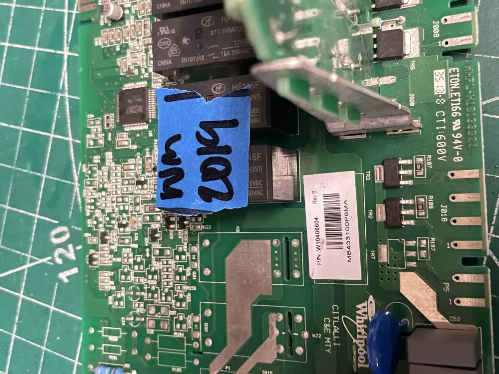 Whirlpool W10406604 Washer Control Board AZ210320 | Wm2019
