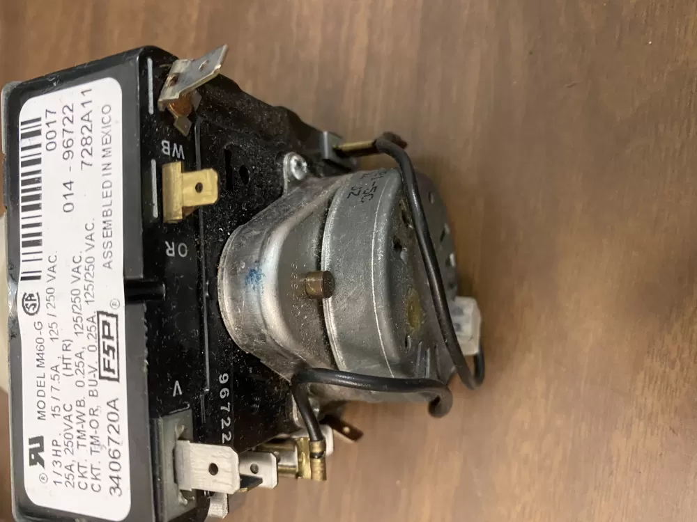 Whirlpool WP3406720 3406720A PD00055932 Dryer Timer AZ30498 | BK357