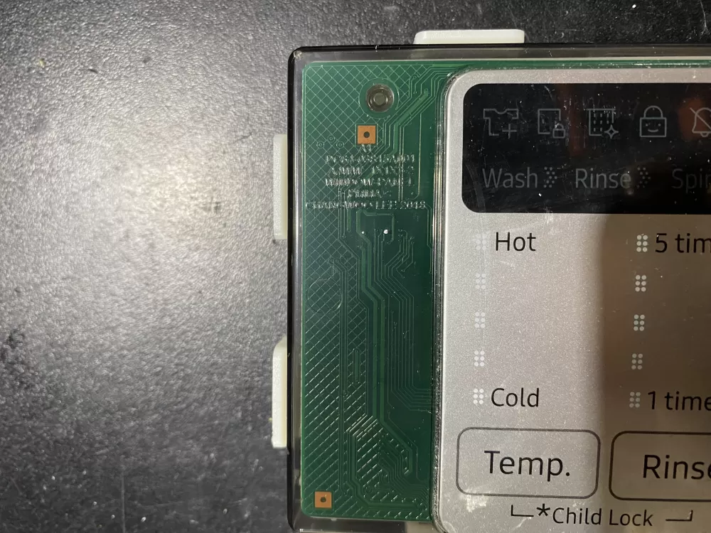 Samsung DC64 03815A Washer Control Board Display Panel AZ63318 | BK1007