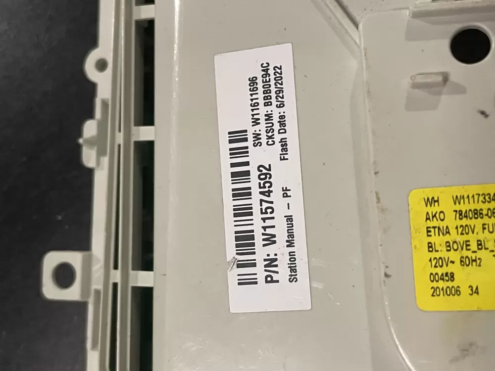 Whirlpool W11574592 Washer Electronic Control Board AZ26705 | WMV256