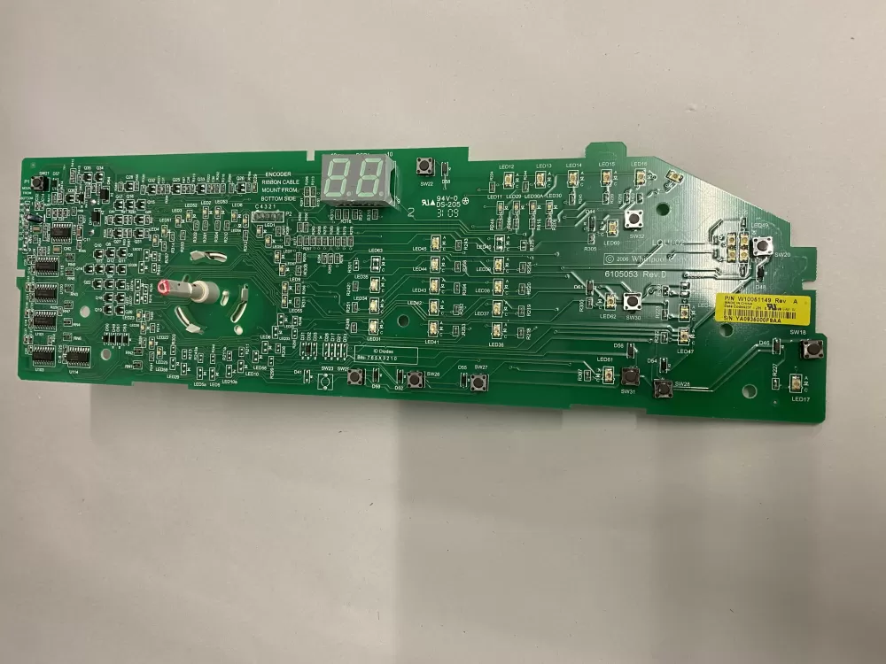 W10051149 Whirlpool Washer Board - Control
