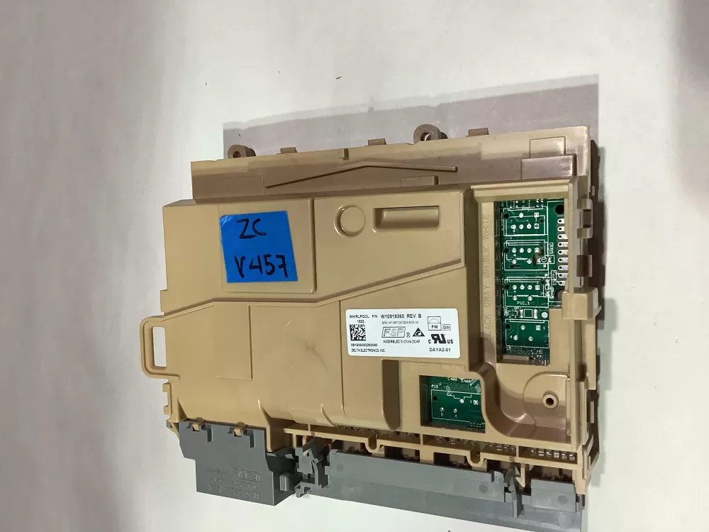 Whirlpool W10919360 W11087226 PS12070630 Dishwasher Control Board