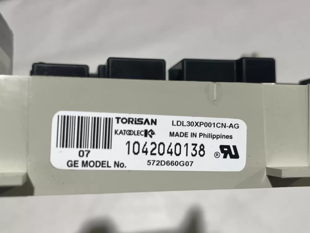 GE 572D660G07 WE4M296 Dryer Control Board AZ157519 | Wmv508