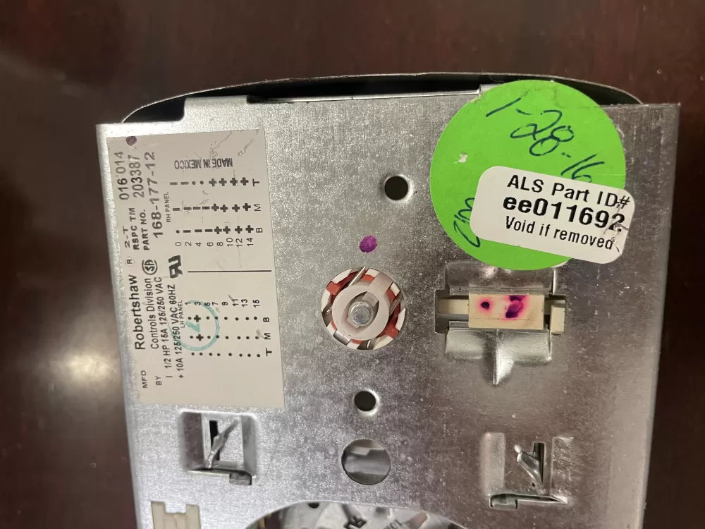  168 177 12 203387 Washer Robertshaw Timer AZ48977 | KM1098