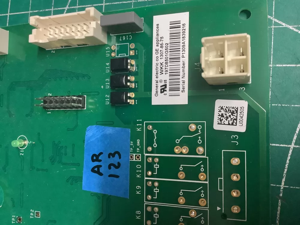 GE 197D8501G502 EBX1425P001 Refrigerator Control Board AZ197786 | AR123