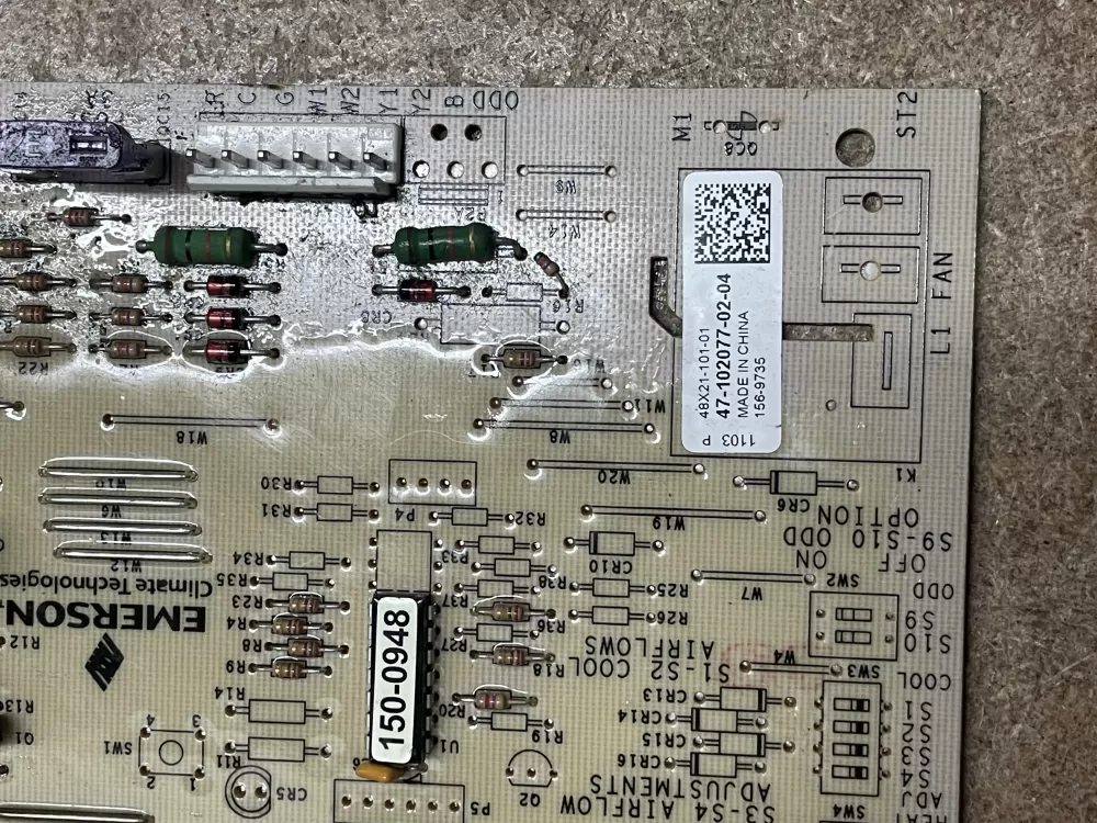 Rheem Air Handler Control Board 47-102077-02-04 156-9735 AZ15672 | KM960