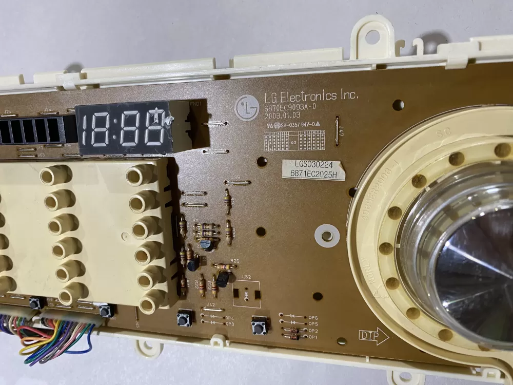 LG 6870EC9093A 0 6871EC2025H Dryer Control Board AZ157565 | BKV803