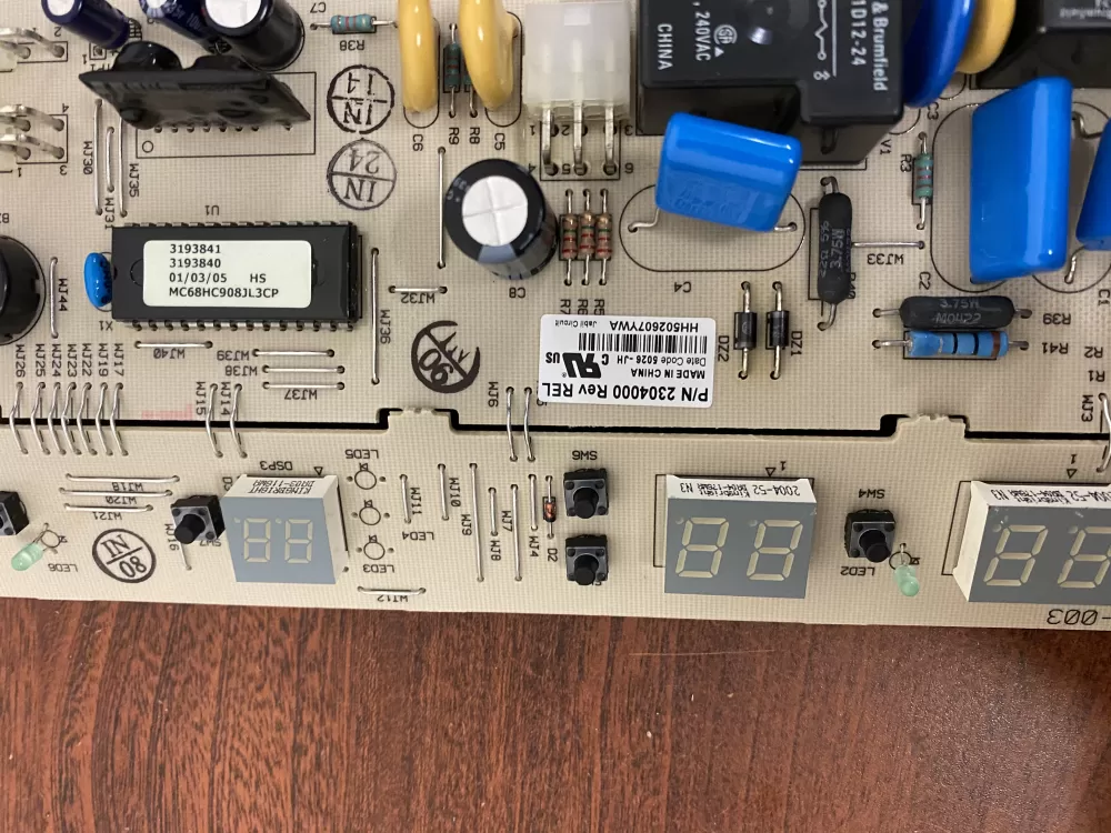 Whirlpool Kenmore 2304000 8201659 Refrigerator Control Board AZ39213 | BK394