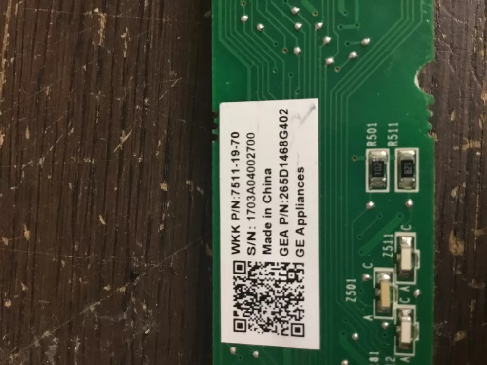 GE 265D1468G402 Dishwasher Control Board AZ19167 | NR61