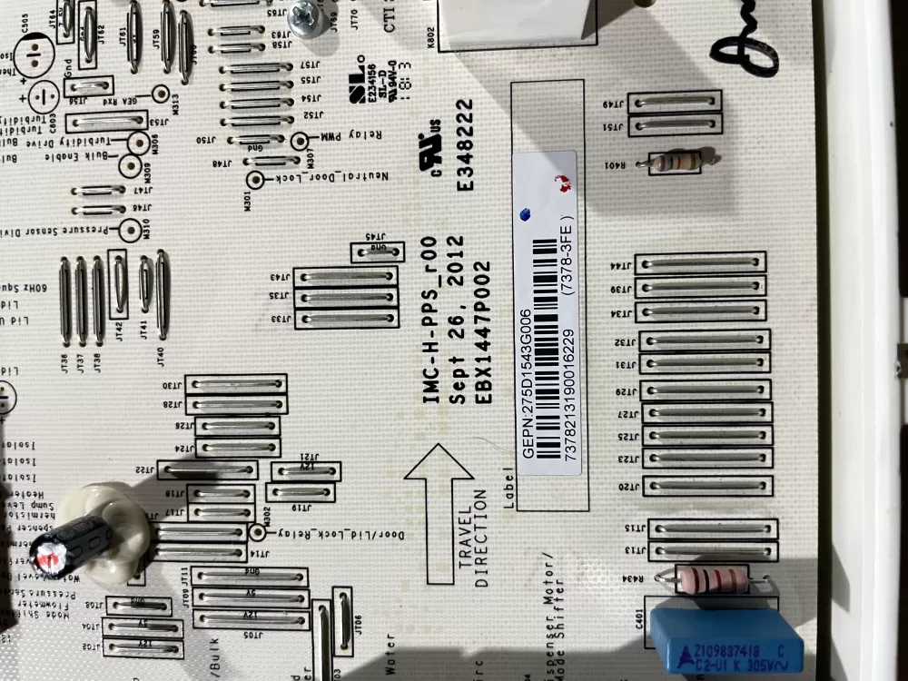 GE 275D1540G006 275D1543G006 Washer Control Board AZ65197 | Wmv586