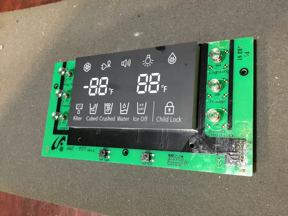 Samsung DA41-00540J Refrigerator Display Control Board Display AZ88029 | NR1146