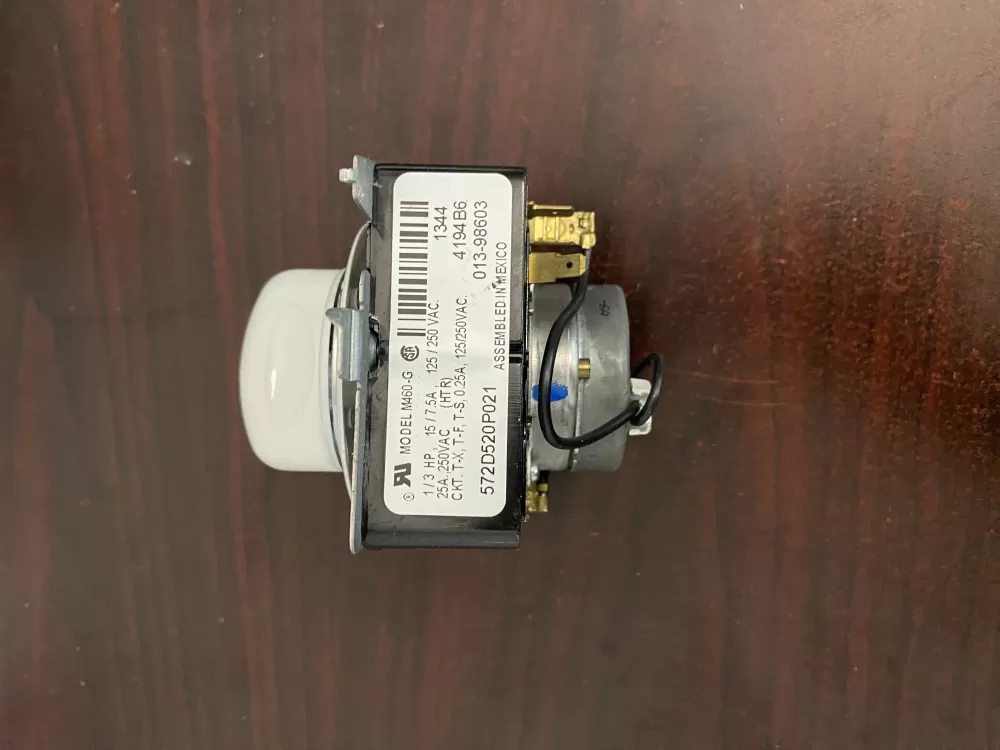 GE 572D520P021 WE4M271 Dryer Timer AZ95702 | BK743