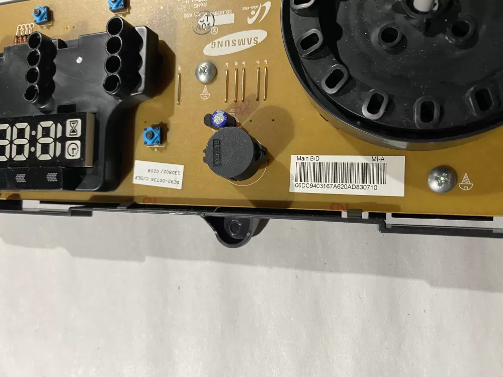 Samsung DC92 00736C Washer Control Board AZ186354 | BKV777
