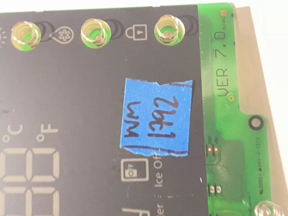 Samsung DA92-00197A Refrigerator Display Control Board AZ200660 | Wm1792