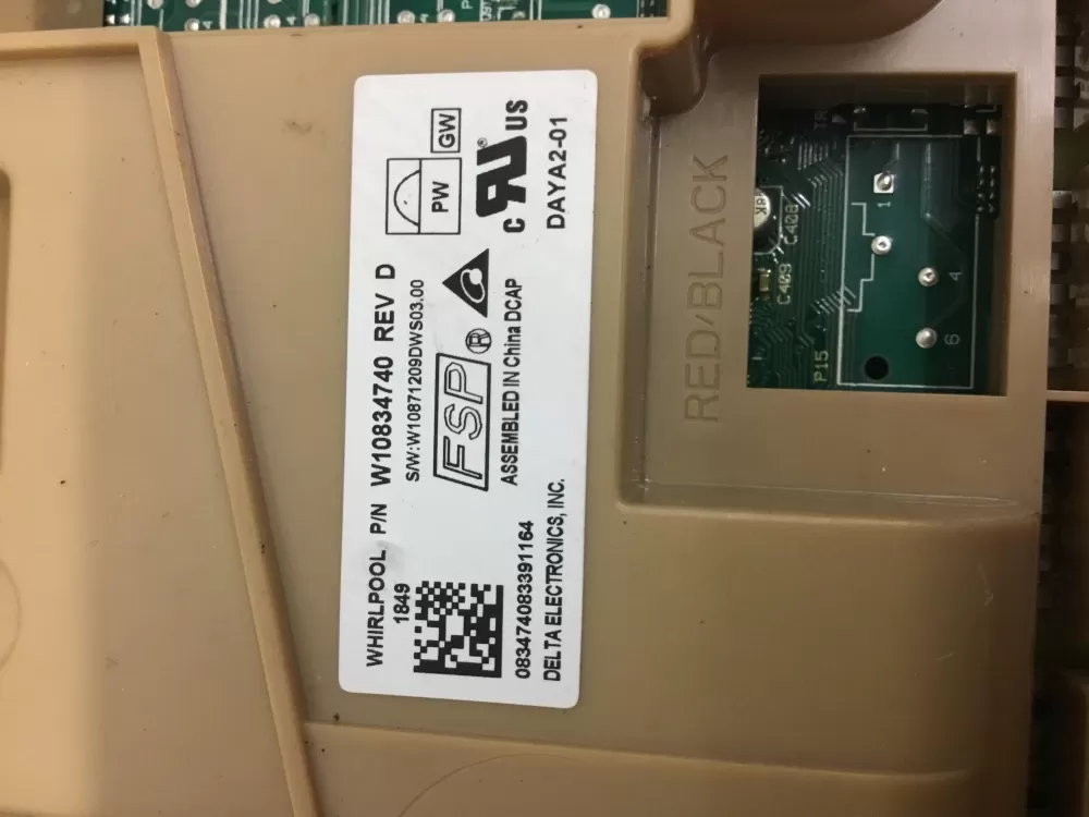 Whirlpool AP6036144 W10834740 Dishwasher Control Board AZ31835 | NR1675
