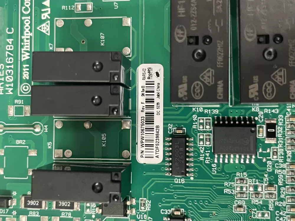 Whirlpool W10675033 W10801162 Refrigerator Control Board AZ218177 | Wm1440