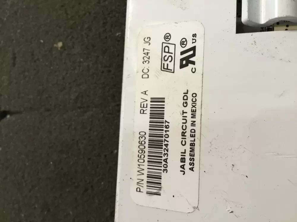 KitchenAid W10590630 W10590848 Refrigerator Control Board AZ100071 | NR119