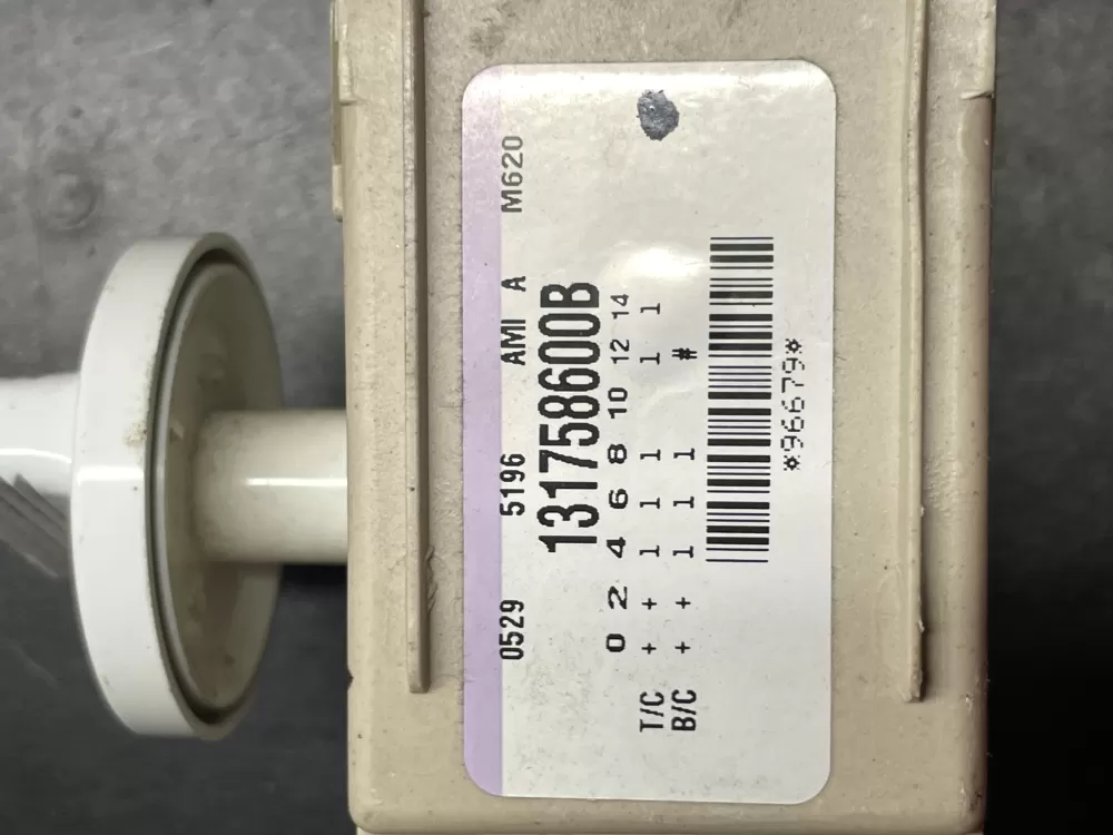 Frigidaire 131758600B GE Kenmore Washer Timer AZ36654 | Wm391