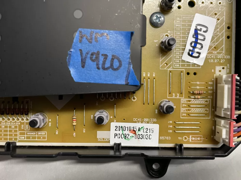 Samsung PDC92 00303C Washer Control Board User Interface AZ207849 | Wmv920