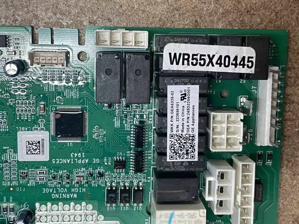 GE 245D2254G001 WR55X40448 Refrigerator Control Board