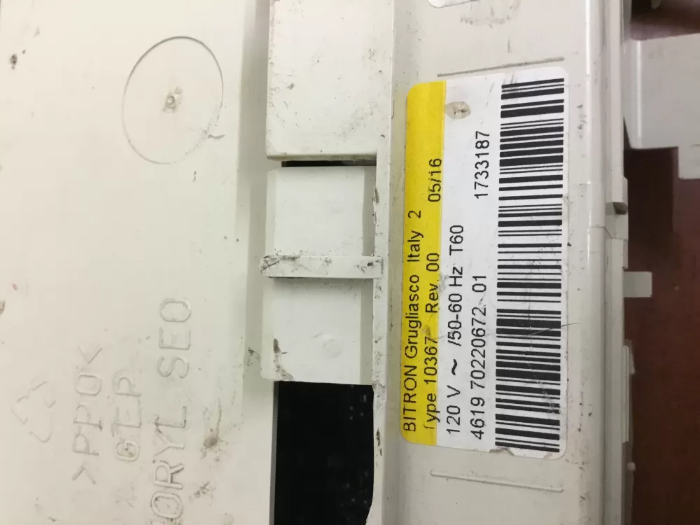 Bitron Grugliasco Washer Control Board 4619 70220672 01 AZ33313 | NRV365